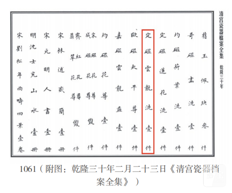 清乾隆 白釉仿定模印龙纹水盂 - 图11